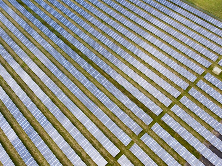 Solarpark in Eggebek Deutschland